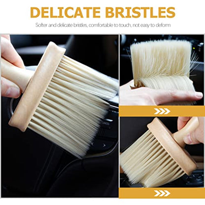 FAVOMOTO 2pcs Car Air Vent Cleaner Brush Ergonomic Interior Detailing Tool Soft Bristles for Efficient Car Cleaning Compact Design for Easy Storage and Use