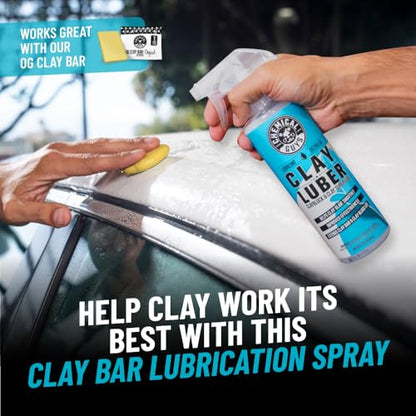 Chemical Guys, Complete Clay Bar Kit, Paint Restoration System for Cars | Clay bar and lubricant lift bonded grime, overspray and fallout, prepping smooth paint for wax, sealant or coating