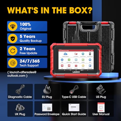 Launch X431 PROS Elite 2026 New Bidirectional Scan Tool, 38+ Services, ECU Coding, All-in-One Full System Diagnostic Scanner, Support CANFD&DoIP, FCA AutoAuth, V.A.G Guided, 2 Years Free Update