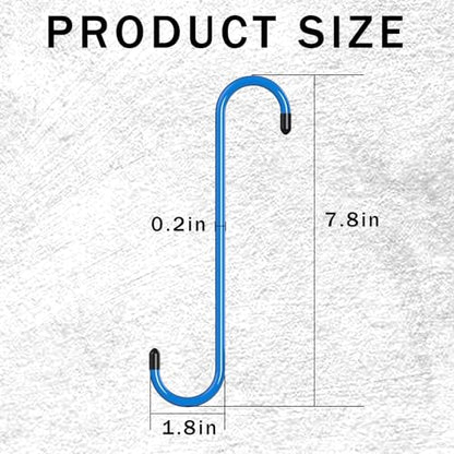 BFXM 2PCS Brake Caliper Hanger Caliper Hangers Hooks with Rubber Tips | Durable Steel, Rust-Proof Automotive Tools for Braking, Axle, Suspension, Herramientas para Extensión de Frenos - color: Blue-2PCS
