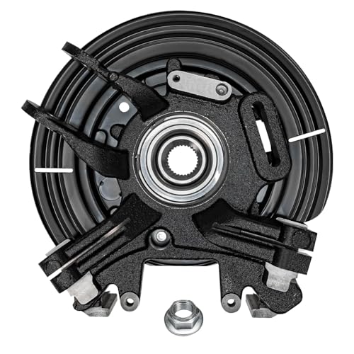 Detroit Axle - 4pc Steering Knuckles Kit for 02-05 Ford Explorer Mercury Mountaineer, 2 Rear Steering Knuckles & Wheel Bearing Hubs 2 Front Wheel Bearing and Hubs 2002 2003 2004 2005 Replacement - size: 4UW47703/Kit