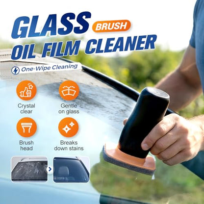 2026 Handheld Glass Oil-Film Remover, New Upgrade Emulsion Cleaner Glass Cleaning Board for Cars, Multifunctional Oil Film Remover for Windshield, Car Glass Brush for Car Maintenance (1, 100g) - size: 3.5 Ounce (Pack of 1)