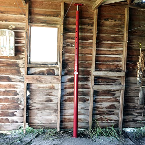 BISupply House Jacks for Leveling Crawlspace 2 Pack - 54-150 inch Adjustable Support Beam Basement Jack Post - Floor Lifting Joist Beam Brace for Cellar Ceiling - Screw Pole Jack - size: 54-150 Inch (2 PACK)
