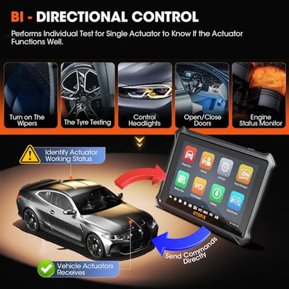 OTOFIX D1 Lite 2026 Bidirectional Scan Tool, Wireless Diagnostic Scanner | 2-Year Free Update, 38+ Services, FCA SGW, CANFD & DoIP, All System Diagnoses, ABS Bleeding, Auto VIN, for 99.99% of Cars