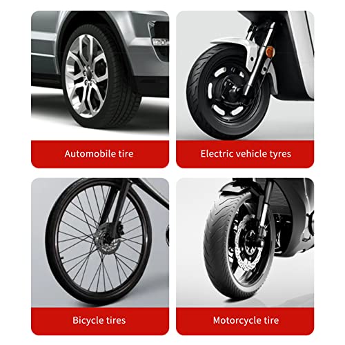 Shkalacar Steel Tire Spoons Tool Set, Tire Tools Rim Protector, Valve Tool, Spoon Tyre Lever Changing Tool Tire Removal Repair Tools with Rim Protectors Valve Cores