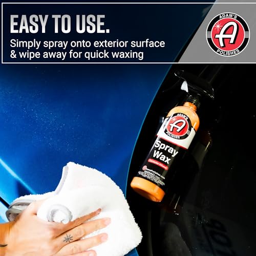 Adam's Polishes Spray Wax Kit - Advanced Carnauba Car Wax | Car Spray Polish | During Car Wash Paste Wax Clay Bar & Buffer Polisher For Ultimate Protection On Paint Wheels Windows | Cleaning Supplies - size: 8 Fl Oz (Pack of 2)