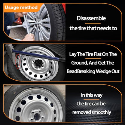 32 In Tire Hammer-Tire Bead Breaker Tool Duck-Billed Hammer tire hammer | '- Tool For Tire Maintenance And Repair，for Home Car Motorcycle ATV UTV Farm Tractor Truck Golf Cart Bus Tire Removal 35429