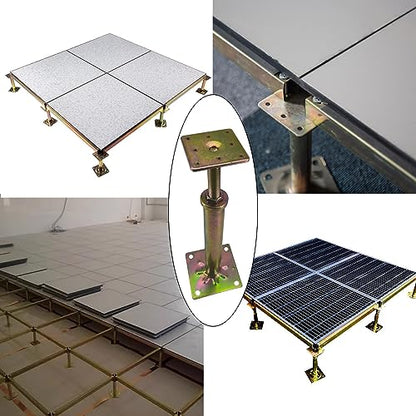 6 PCS House Floor Jacks Post Pole for Leveling, 11" - 16" Height Range, 6 ton Min and Max Height Capacity, Galvanized, 6 Pack | Galvanized Steel, 6 ton Min and Max Height Capacity, Joist Support Jack Stands Post Pole, for Foundation Basement Mobile Home -