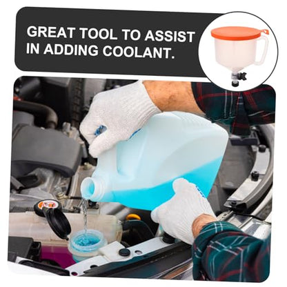 Amosfun 1Set Coolant Filling Kit Spill Funnel Tool for Radiator and Cooling System for Effortless Oil Handling Efficient Automotive Maintenance
