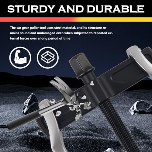 4" 2 Jaw Car Bearing Puller with Adjustable Design,Non-Slip Car Gear Puller Inside and Outside 2 Ways to Use for Detaching Cars Bearings,Sturdy Cars 2 Jaw Pullers