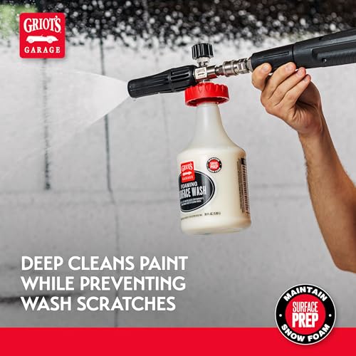 Griot's Garage BOSS Foaming Surface Wash for Car Cleaning and Detailing, Compatible with the BOSS Foam Cannon Auto-Mix System, 35oz - size: 35 Fl Oz (Pack of 1)