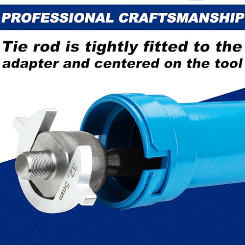 Inner Tie Rod Removal Tool, Master Inner Tie Rod Tool Set with 12 Crowfoot Adapters & 1/2 Inch Drive Tube for Tie Rods Remove & Install (Blue) - color: Blue