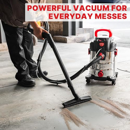 Shop-Vac 5-Gallon 4.5 Peak HP 3-in-1 Wet/Dry/Upholstery Shampoo Vacuum | 3-in-1, Vacuum Extractor with 6 Ft Hose and 10 Ft Cord, Large Capacity Tanks, For Carpet, Upholstery, and Car Detailing