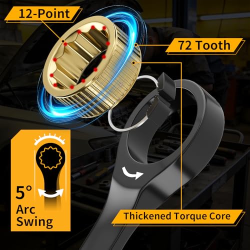 GRENPRO Ratchet Wrenches Set, 23-Piece Ratcheting Wrench Organizer With Color Ring For Mechanics Tool Box Set, Metric And Standard & SAE, 6-18MM & 1/4"-3/4" Long Large Open End Combination Wrench Sets - style: Ratcheting Wrench Set with Color Ring (Metric