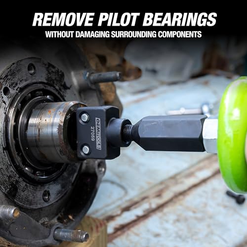 OEMTOOLS 27059 Pilot Bearing Puller Attachment For Slide Hammer, 2-Jaw Puller Pilot Bearing Removal Tool, Fits 5/8 x 18, 3/4 x 16 Thread Rods, Slide Hammer Extension Compatible With OEMTOOLS 27033 - style: Pilot Bearing Puller Attachment