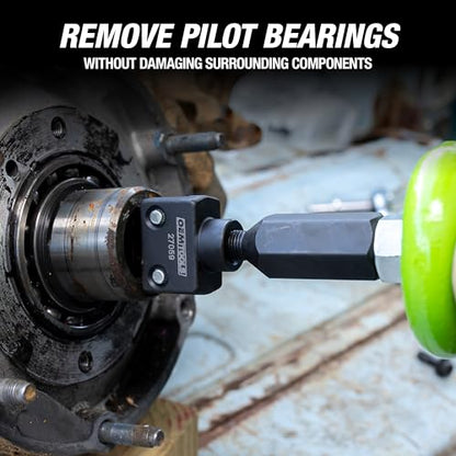 OEMTOOLS 27059 Pilot Bearing Puller Attachment For Slide Hammer, 2-Jaw Puller Pilot Bearing Removal Tool, Fits 5/8 x 18, 3/4 x 16 Thread Rods, Slide Hammer Extension Compatible With OEMTOOLS 27033 - style: Pilot Bearing Puller Attachment