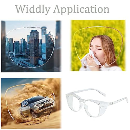 Safety Glasses for Men Women, Anti Fog Safety Goggles Comfortable Blue Light Blocking UV Protective Adult Nurse - color: White 1pack