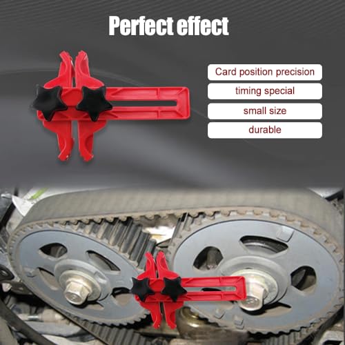 Engine Timing Tool, Camshaft Locking Tool, Engine Camshaft Alignment Timing Tool Kit, Camshaft Sprocket Clamp Kit, Car Main Cam Timing Sprocket Gear Locking Tool Set Suitable for Most Car
