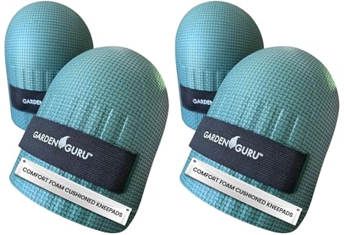 Garden Guru Home & Gardening Knee Pads – Waterproof EVA Foam Cushion, Soft Inner Liner, Comfortable Fit with Adjustable Straps (2 Pack) - size: 2 Pack, style: Comfort Foam