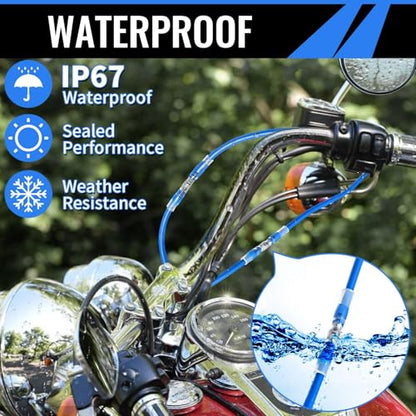 Solder Seal Wire Connectors, Heat Shrink Waterproof Solder Butt Connectors | 120PCS Insulated Automotive Marine Electrical Wire Terminals - size: 120PCS