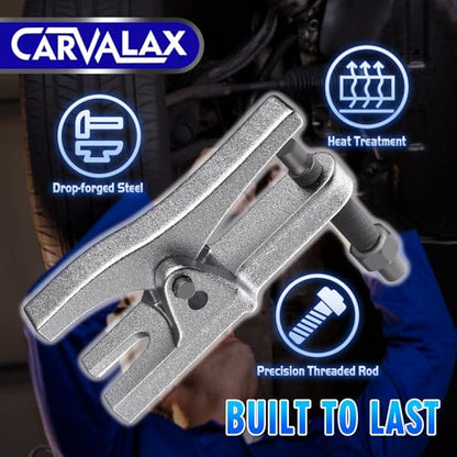 CARVALAX 3-in-1 Ball Joint Separator, Front End Service Tool Kit for Tie Rob Removal, Pitman Arm Puller, Cars SUVs Pickup Trucks Automotive Tools - color: Silver, style: 3-in-1