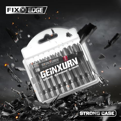 Geinxurn 71Pieces Fixedge Screwdriver Bit Set, 2Inches #0#1#2#3 Phillips Magnetic Alloy Steel Insert Power Bits Tips with Impact Bit Holder and Portable Storage Cases for Home Repair Diy - style: FXPH050-071