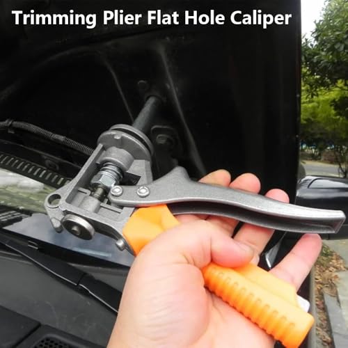 CXGS Paintless Dent Repair Kit Car Flat Hole Pliers Dent Remover Tool Auto Body Pliers Dent Puller - color: Orange- Flat Hole Pliers