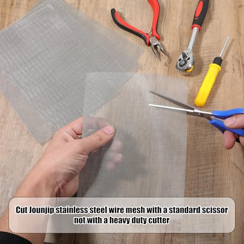 5 Pcs Welding Mesh Reinforcing Stainless Steel Wire Mesh Screen for Thermoplastic Repairs Silver Plastic Wire Mesh Plastic Weld Kit for Plastic Welding Car Repairing, 5.9 x 7.9inch