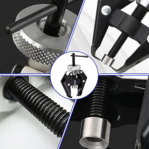 Battery Terminal and Wiper Arm Puller, Heavy Duty Arm Bearing Puller Remover, Adjustable Windshield Wiper Arm Removal Tool, Universal Automotive Repair Kit for Most Cars