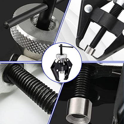 Battery Terminal and Wiper Arm Puller, Heavy Duty Arm Bearing Puller Remover, Adjustable Windshield Wiper Arm Removal Tool, Universal Automotive Repair Kit for Most Cars