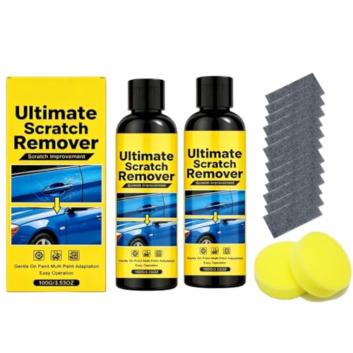 Car Scratch Remover, Quick Fix Removal Paste for Deep Scratches, All Paint Colors Polishing Kit, 100g/3.53oz (2 Set) - color: 2 Set