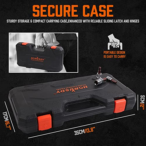 High Torque Master Hex Bit Socket Set, 32-Piece SAE & Metric Allen Socket Set, Premium S2 Alloy Steel, Durable Storage Case, 1/4", 3/8", 1/2" Drive, for Automotive & Mechanical Work - style: 32PC SAE/Metric Hex Bits