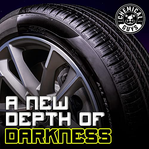 Chemical Guys, Galactic Black Wet Look Tire Shine Spray, High Gloss, 16 oz | Sprays on evenly and dries to the touch without sling, leaving a durable finish that holds up through rain and washes - size: 16 Fl Oz