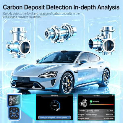 V902 OBD2 Scanner - Professional Car Code Reader & Diagnostic Scan Tool, AI Report & Cloud Print, 2.8" Color Screen, Read/Clear Fault Codes, I/M Readiness, for All 1996+ OBD2 Cars, Trucks, SUVs & RVs