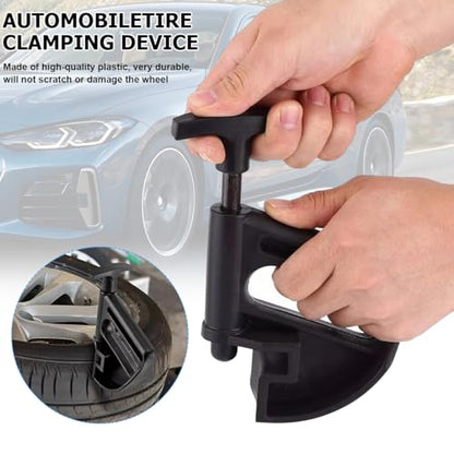 Bittwee 2PCS Car Tire Changer, Nylon Vehicle Tire Bead Clamp Drop Center Tool, Heavy Duty Automotive Rim Pry Tire Changer Wheel Changing Helper Accessories, Universal for Most Cars