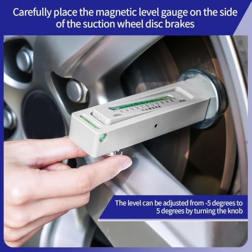 Adjustable Magnetic Gauge Tool, Wheel Camber | Caster Pillar and Wheel Alignment Tools for Automotive Truck RV Tire Repair for Car/Truck Camber/Castor Strut