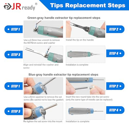 JRready 20PCS Pin Removal Tool Kit for Electrical Connectors | Pin Terminal Release Tool Set, For Deutsch, AMP, TE, Molex, Harting, D SUB Connectors, Nylon Protective Handle - size: 20pcs JRconDRK Pin Rmoval Tools
