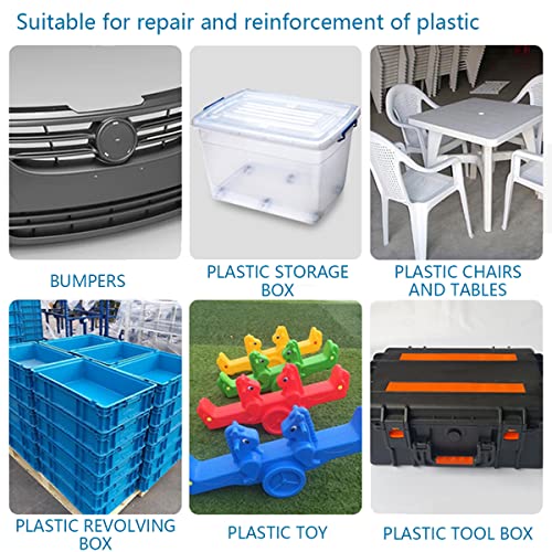 1000pcs Welding Rods Hot Staple Repair Machine Plastic Welding Hot Stapler | For Repair Machine Car Bumpers Dashboards Lamp Holders Plastics Rings Daily Plastics Supplies 0.8 0.6mm(Wave Shape)