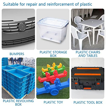 1000pcs Welding Rods Hot Staple Repair Machine Plastic Welding Hot Stapler | For Repair Machine Car Bumpers Dashboards Lamp Holders Plastics Rings Daily Plastics Supplies 0.8 0.6mm(Wave Shape)
