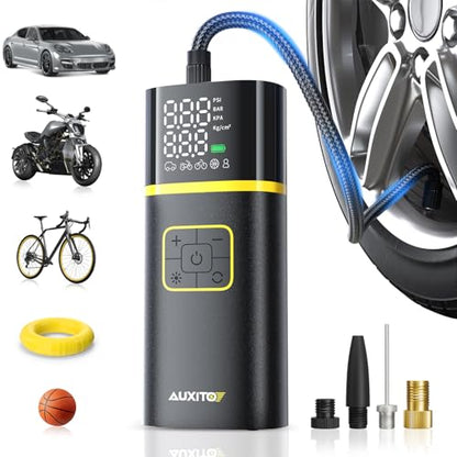 AUXITO Tire Inflator Portable Air Compressor - size: 5200mAh AS1
