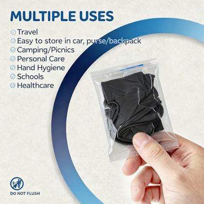 5 Mil Black Nitrile Gloves Disposable with 5 Bonus Travel Packs - Durable Food Safe Hand Protection for Kitchen Cooking, BBQ, Cleaning & Pet Care - Latex Free, Powder Free & Textured, Medium - color: Black of 110pcs, size: Medium
