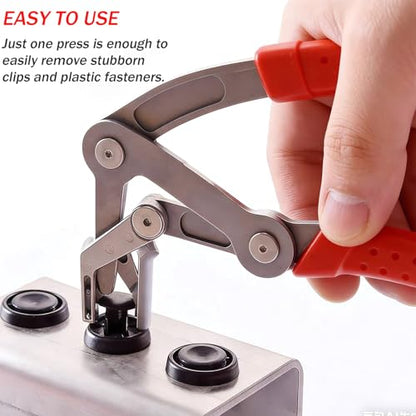 Car Clip Pliers, Panel Clip Removal Pliers,Heavy-Duty Non-Destructive Removal Tool for Door Panels, Trim Clips, Rivets, and Interior Panels, Damage-Free Disassembly