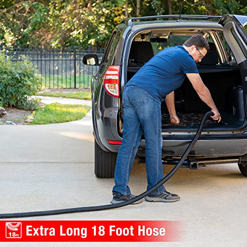 Shop-Vac 5 Gallon 5.5 Peak HP Wet/Dry Vacuum, Wall Mountable Compact Shop Vacuum with 18+7Ft Long Hose & Attachments, Ideal for Jobsite, Garage, Car & Workshop. 9522236 - size: 5 gallon