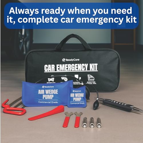 ReadyCore's Car Tool Kit, Stainless Steel Assorted 5th Wheel Pin Puller, Long Distance Hook Tool, Pull Hook J-Hook