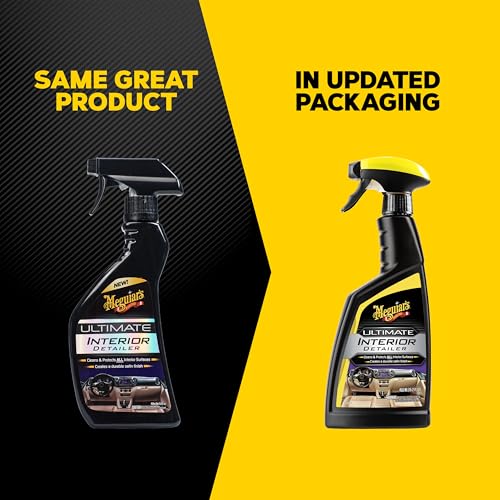 Meguiar's G16216 Ultimate Interior Detailer, Protects Interior Surfaces from Dirt and Grime, Leaves Your Surfaces Protected from UV Rays and Giving It a Lasting Finish, 15.2 Oz Spray Bottle - size: 15.2 Fl Oz (Pack of 1)