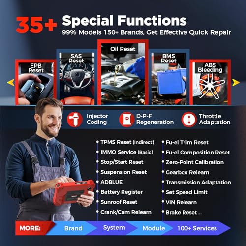 Launch X431 CRP919XBT Wireless Bidirectional Scan Tool with ECU Code, CANFD&DoIP, 2026 All System Diagnostic OBD2 Scanner, FCA AutoAuth, VAG Guided, 35+ Resets, 2 Yrs Free Update, Upgraded of CRP919X