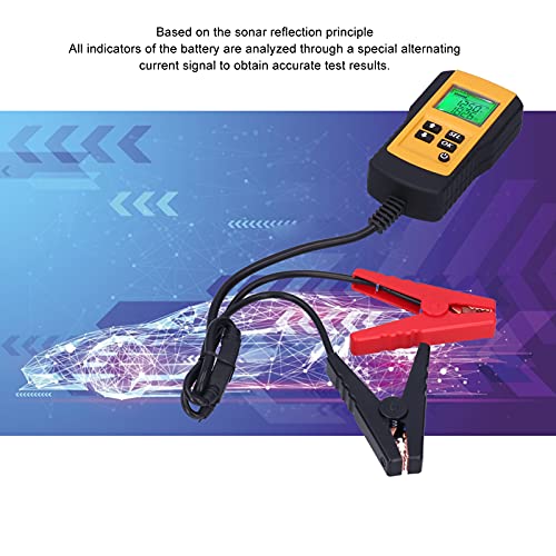 12V Car Battery Tester, AE300 Digital Battery Analyzer Built?in Tone Reminder Function Measuring Voltage, Resistance, Cca, Battery