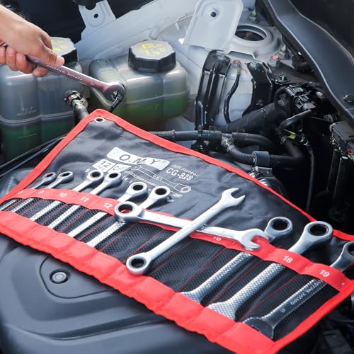 Hantinstom 14pcs Wrench Set – Versatile Ratchet Wrenches for Efficient Automotive Repairs - Professional Grade Combination Wrench Set - color: 14p