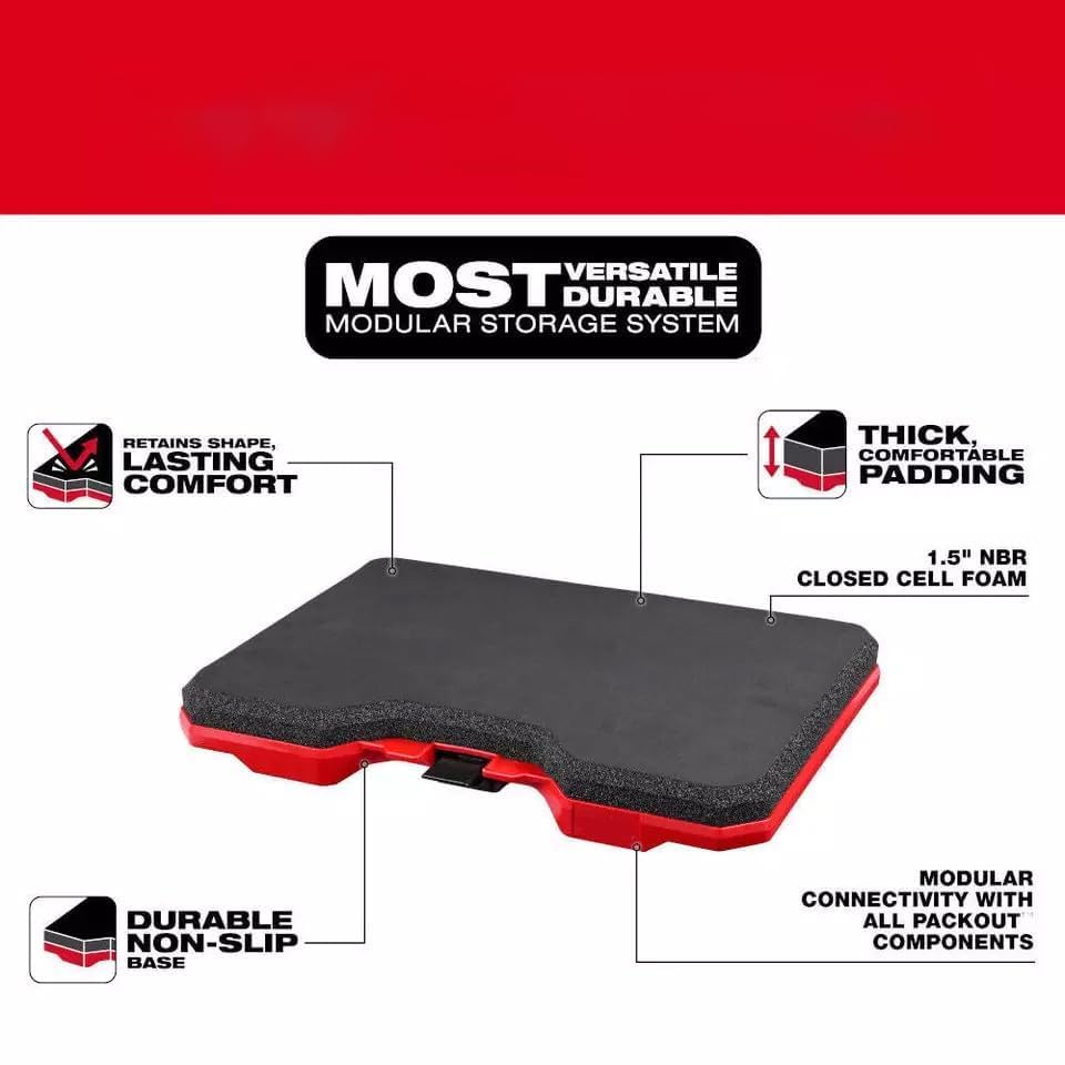 Suitable For Milwaukee 48-73-6110 PACKOUT Thick Comfortable Tear Resistant Kneeling Pad