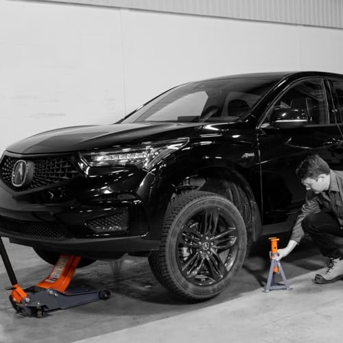 3.3-Ton Jack Stands (x2), Suited for Most Cars, SUVs and Pickup Trucks, Sold in Pair. - size: 3.3-Ton Jack Stands